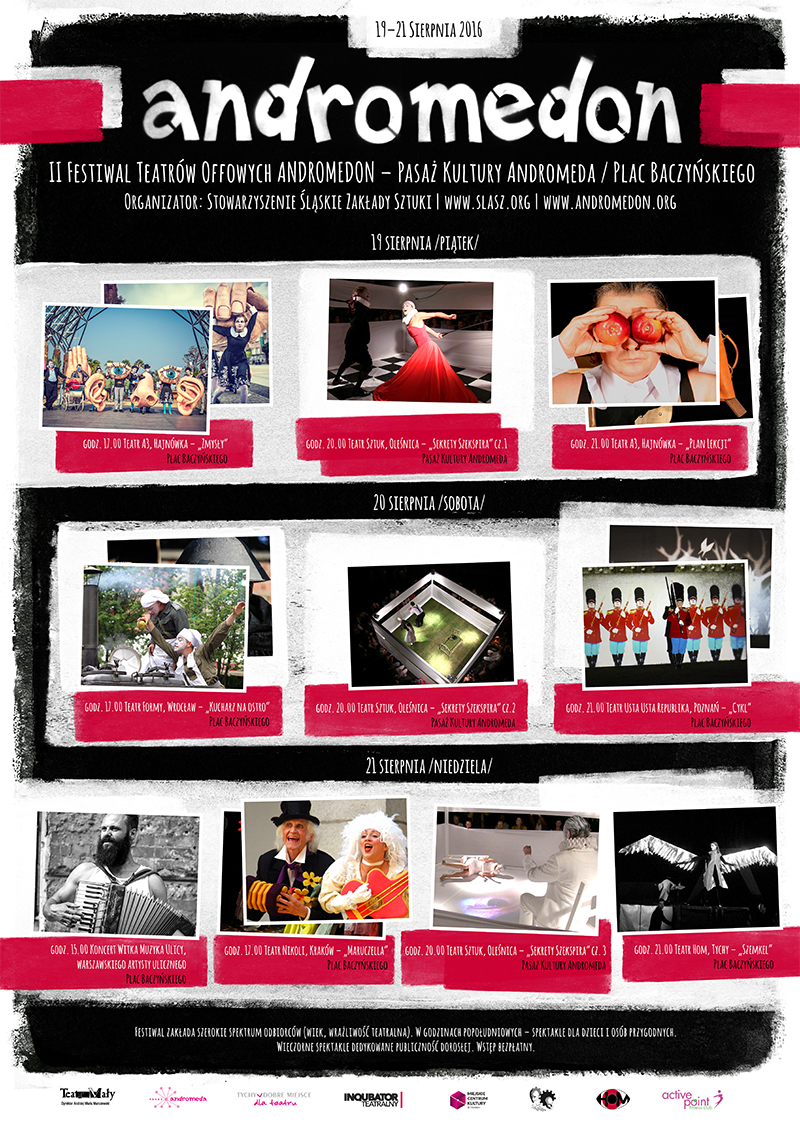 Plakat II Edycji Festiwalu Andromedon