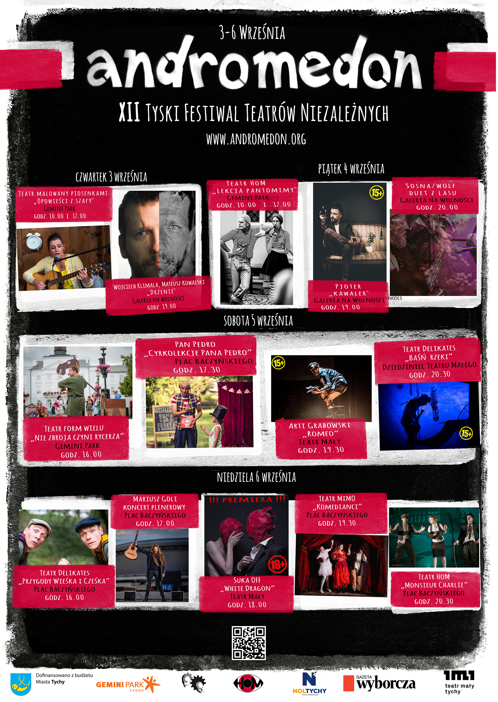 Plakat XII Edycji Festiwalu Andromedon